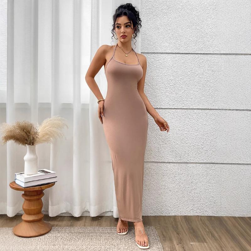 Dress Sexy Pure Lust Style Slim Peach Hip Suspender Skirt High-end Women's Summer Women's Long Skirt