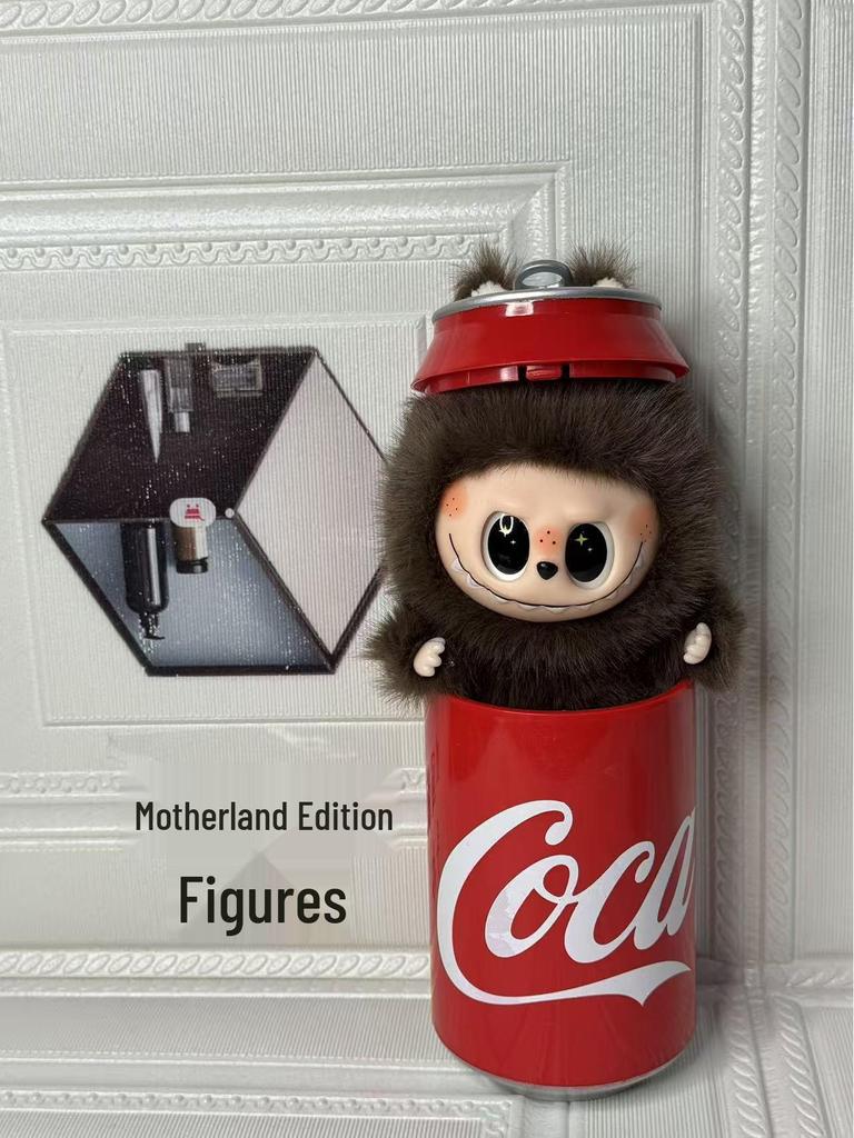 Third Gen Labubu Cola Edition Pop Mart Sit Sit Party Vinyl Plush Blind Box