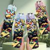 1PC Psychedelic Doodle Collage Art 750ml Color Plastic Sports Water Bottle Leakproof Flip Straw Lid Suitable for Sports Office Home Use