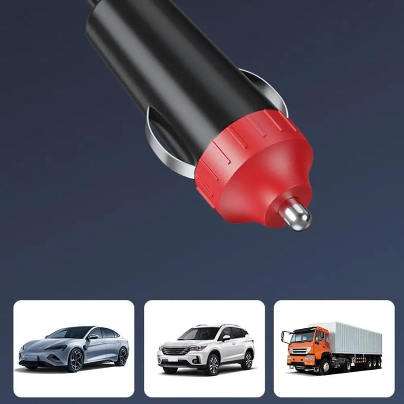 New 12V/24V Car Inverter QC 3.0 USB/PD/Type-C Chargers Power Adapter Voltage Detection Device Digital Display