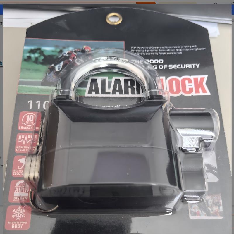 Alarm Lock Anti Theft Security System Padlock For Door Motor Bicycle