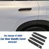 Pro Jaecoo J7 2025 Kryty kliky dveří auta 4 ks Vnější ochranné lišty ABS Autodoplňky Stylingové nálepky