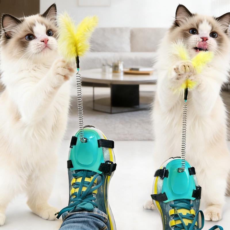 

2026 Innovative Spring Toys for Cats – Engaging Kick Toys, Fun Solutions for Indoor Kittens небо синє кольору