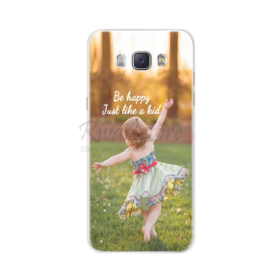 For Funda Samsung Galaxy J5 2016 Case J510 J510F Cover Flowers Painted Back Protective Phone Case For Coque Samsung J5 2016 Case