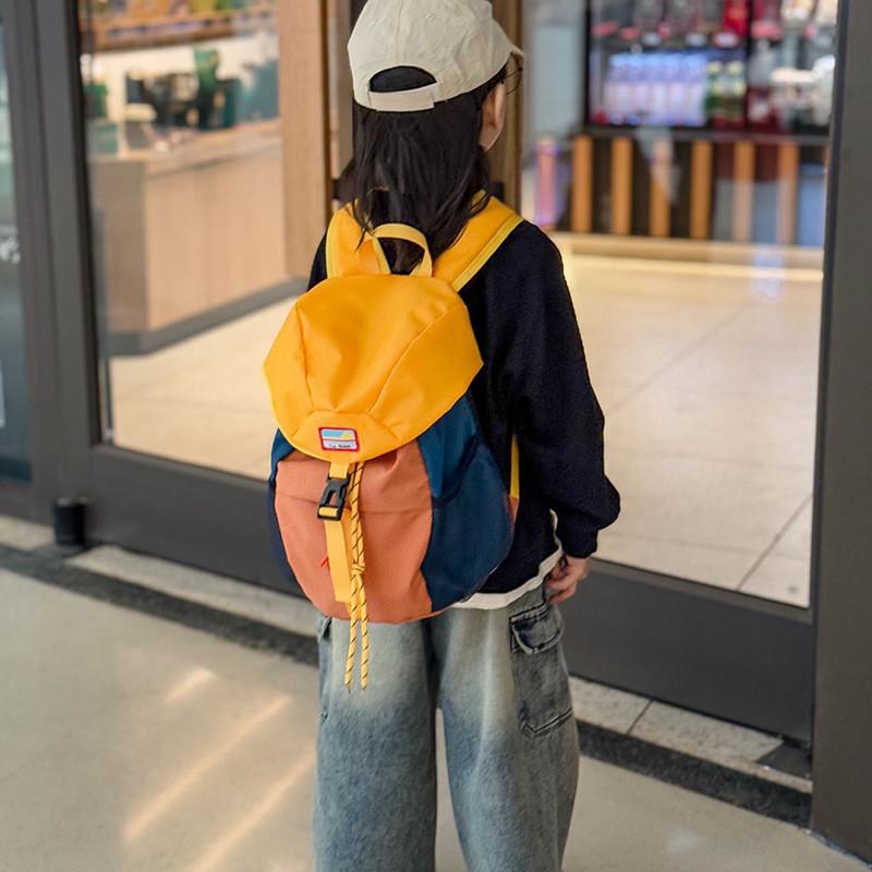 Contemporary And Durable Kids Backpack With Letter Design For School And Travel