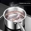 Shangheng 3-Piece 16cm 304 Stainless Steel Milk/Soup Pot Set
