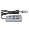 USB 3.0 Hub 7 Ports 5gbps Adapter Portable Aluminium Alloy Station for PC Laptop