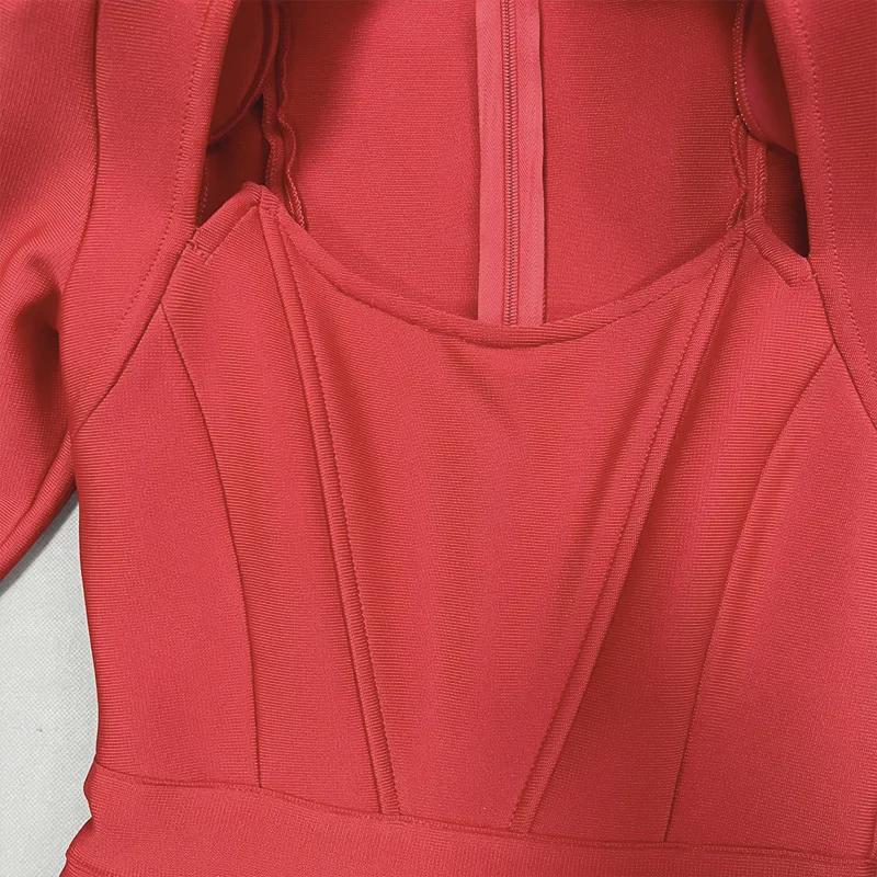 European and American H746 Bandage Evening Dress