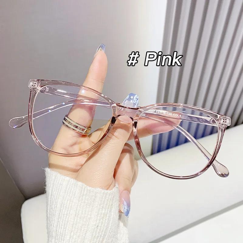 New Fashion Glasses for Women Retro Transparent Glasses Anti Blue Light Eyeglass Frame Luxury  Design