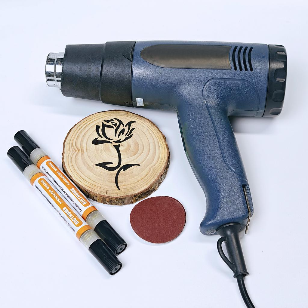 Wood Burning Pen Chemical Pyrography Marker Pen Safe Scorch Tool for DIY Projects Wood Painting