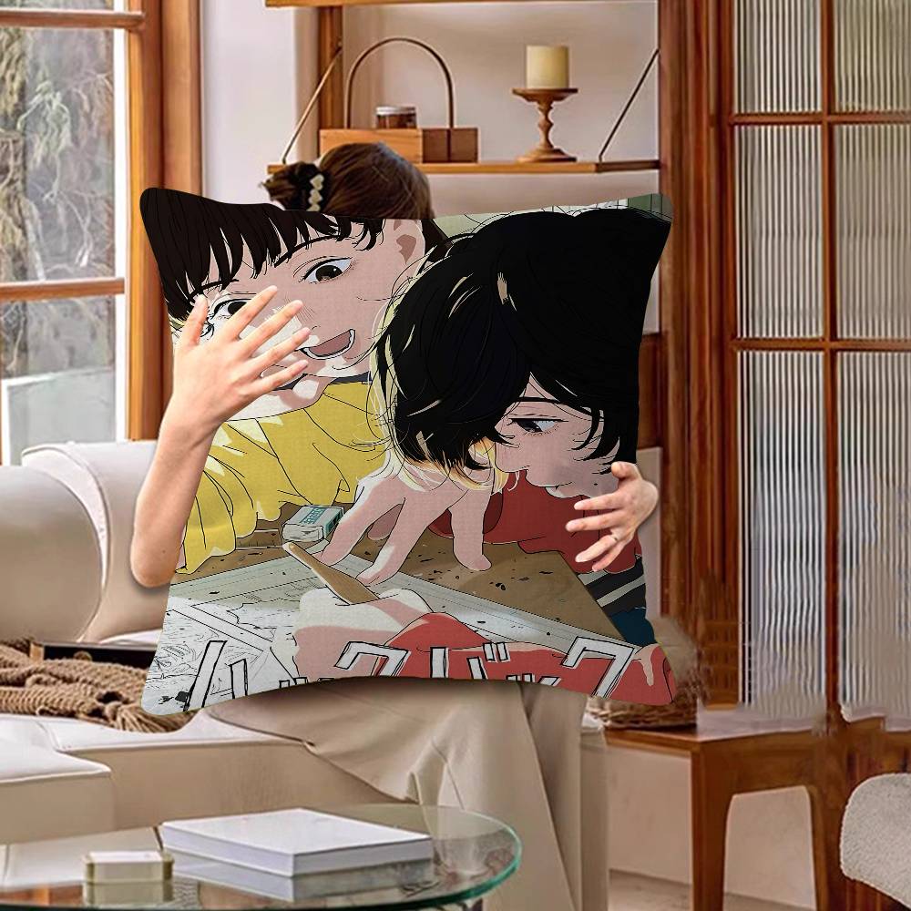Anime Look Back Pillow Cushion Cover Pillowcase Living Room Sofa Home Decor