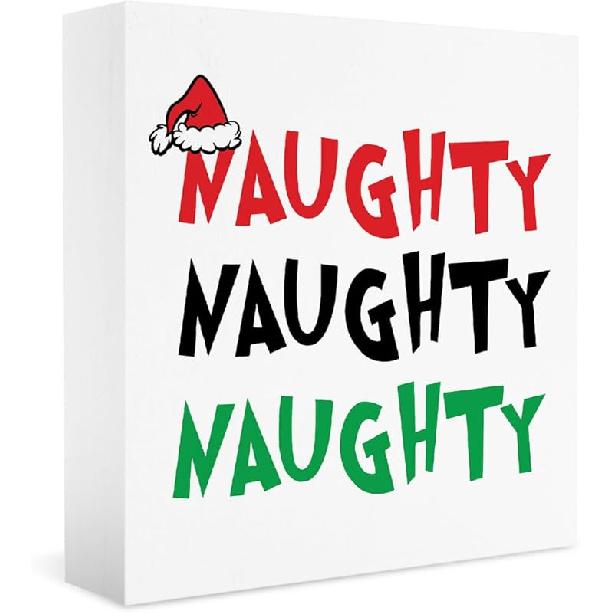 Christmas Vacation Funny Decorations - Xmas Holiday Sign, 5 X 5 Inches