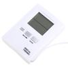 White Digital LCD Indoor And Outdoor Thermometer Temperature Meter Car Accessories