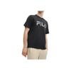 Fila Letter Logo Printed Casual Fashion Comfortable Round Neck Short Sleeve T-Shirt Men Tops Black F11M418103F-BK