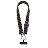 Women's Leopard Print Neck Mobile Phone Shoulder Strap Long Hook Key Lanyard Bag Accessories Mobile Phone Case Universal Lanyard