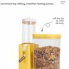 2 IN 1 Design Auto Pet Feeder Large Capacity Rabbit Feeding Tool  Small Pet Care
