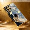 Atmosfera da Cucciolo Semplicità Elettroplaccatura di Lusso Custodia in Vetro per Telefono per Samsung Galaxy S26 S25 S24 S23 S22 S21 FE, Ultra, Plus