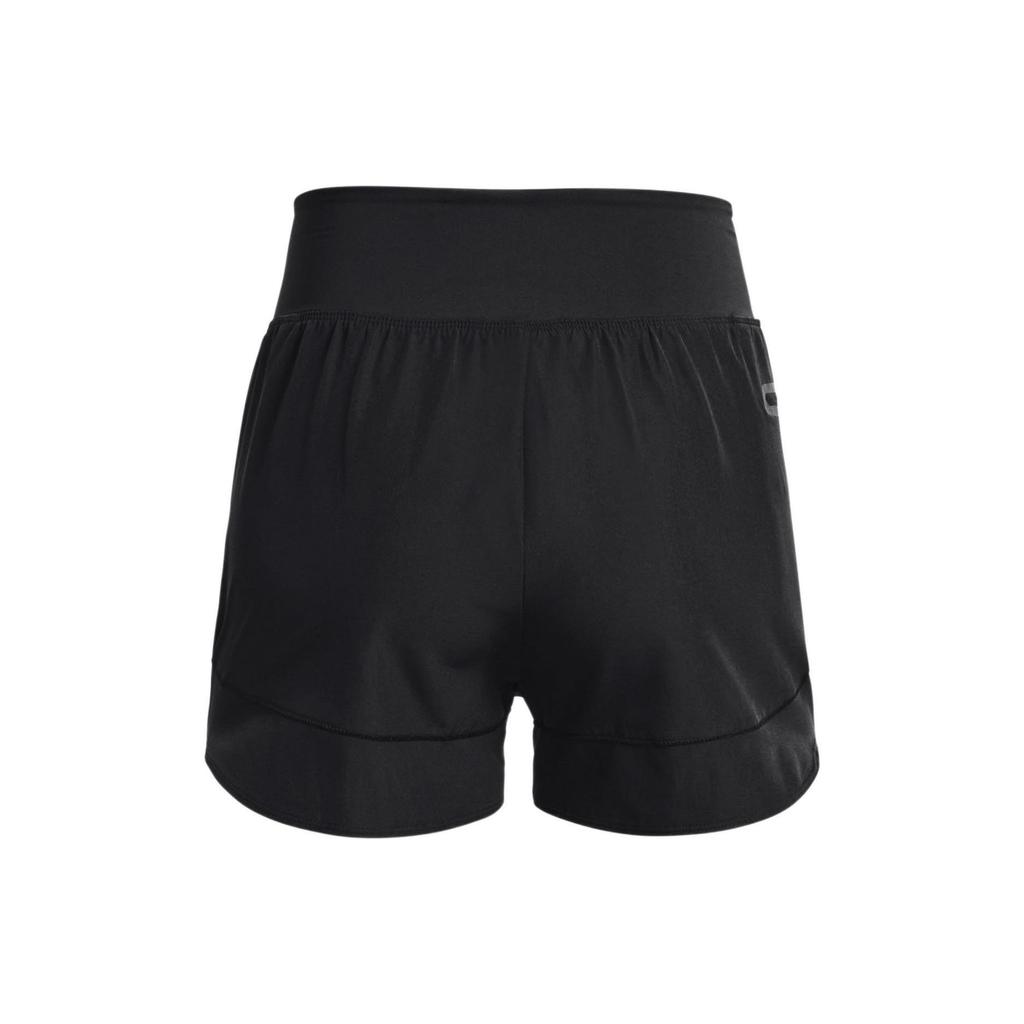Under Armour Wide Waistband Loose Fitness Shorts Women Black 1377555-001