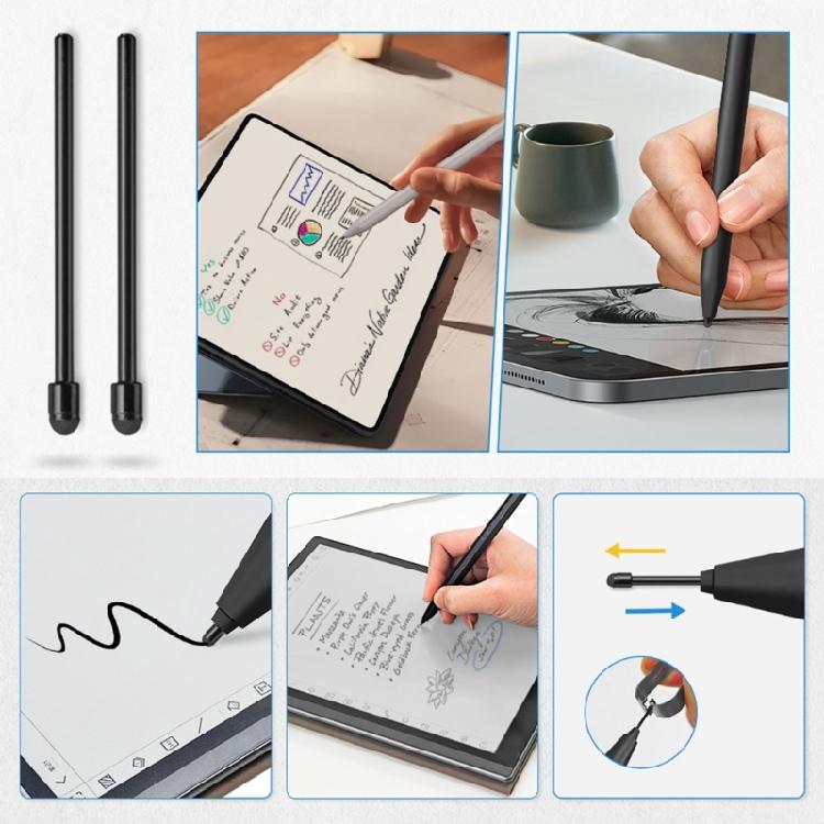 20/10/5Pcs Soft Tip Pen Refills with Practical Clip Providing Consistent Ink Distribution for Max3 Remarkable 2