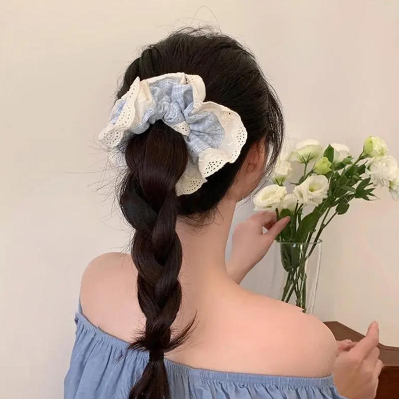 The  Spring Headband High-Quality Hair Rope Tie Balls Hair Ornament Headwear Is Versatile