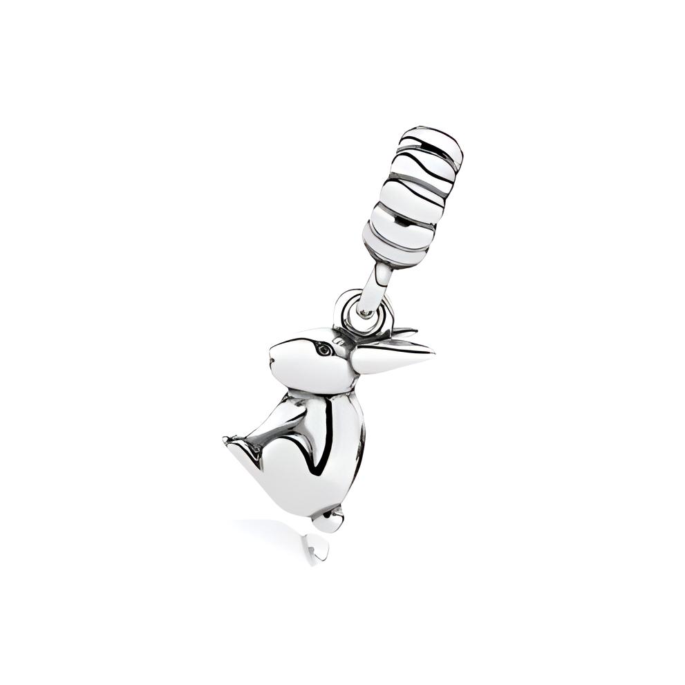 

Pandora Rabbit Animal Pendant Women jewelry Silver 791101 Silver,F