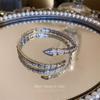 Versatile, Retro Snake Bracelet Color Snake Bone Micro-encrusted Zircon Bracelet Spirit Snake