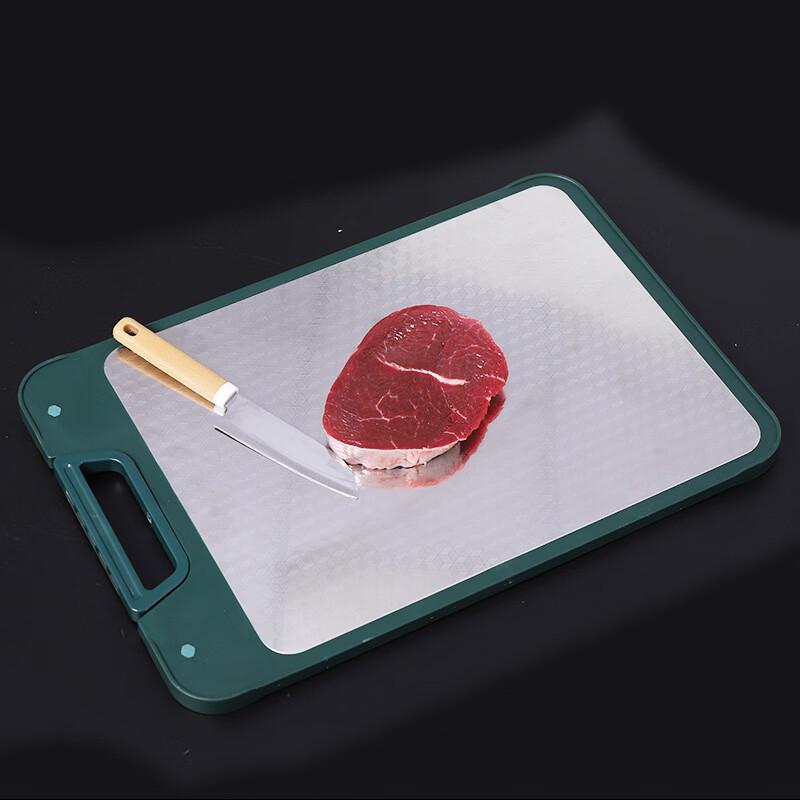 Zhi Shi Stainless Steel Double-Sided Kitchen Cutting Board