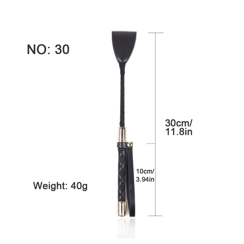 Black Horse Whip Leather Whip Bdsm Spanking Flogger Slave Bondage Restraints Sex Toys For Women Couples Adult Games 4 Sizes