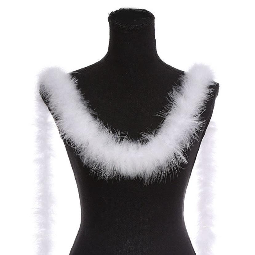 White Turkey Top Ostrich Feather Strips DIY Handmade Accessories Crafts Decorative Feather Materials