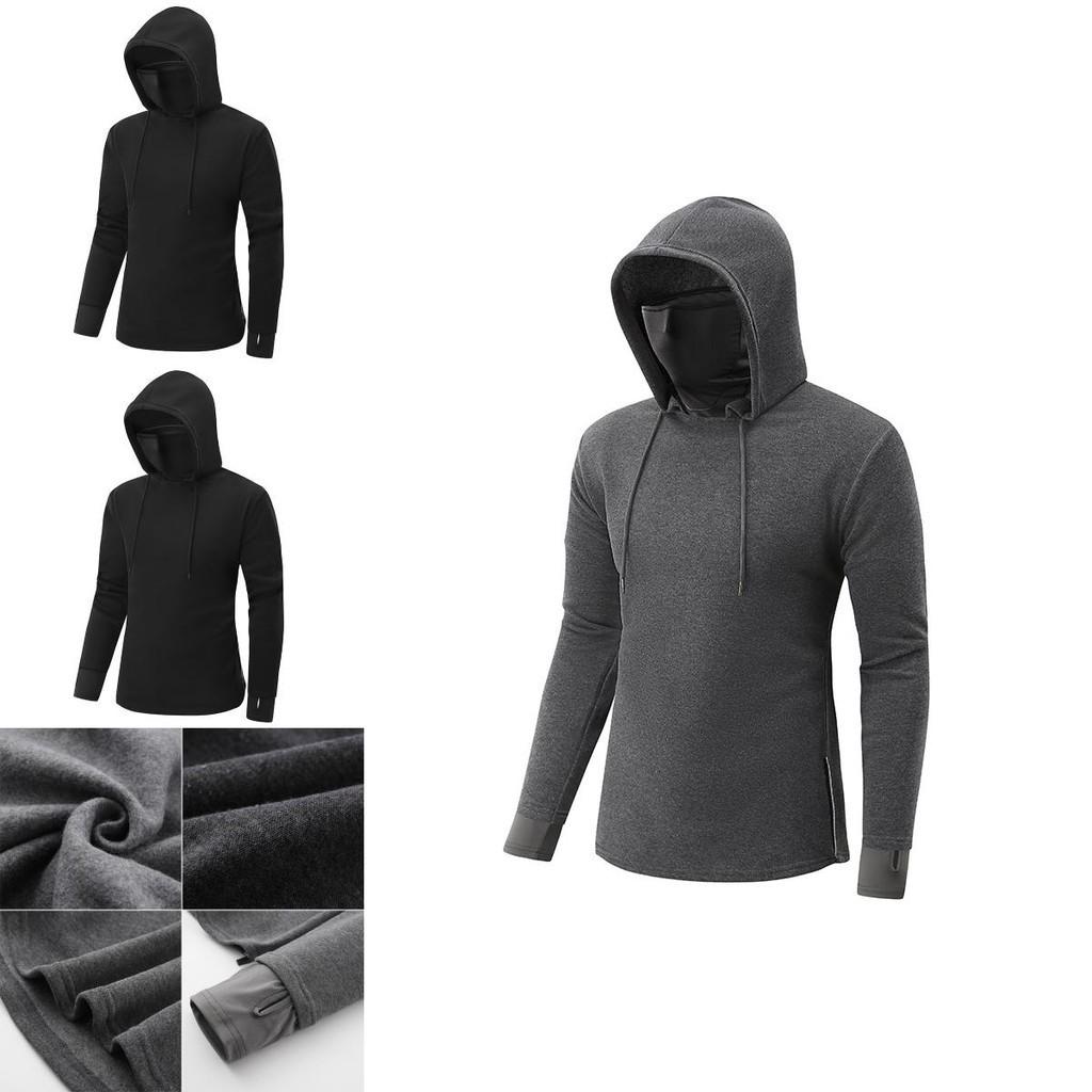 Soft And Breathable Men's Pullover Hoodie Featuring A Turtleneck Design And Moisture Wicking Fabric