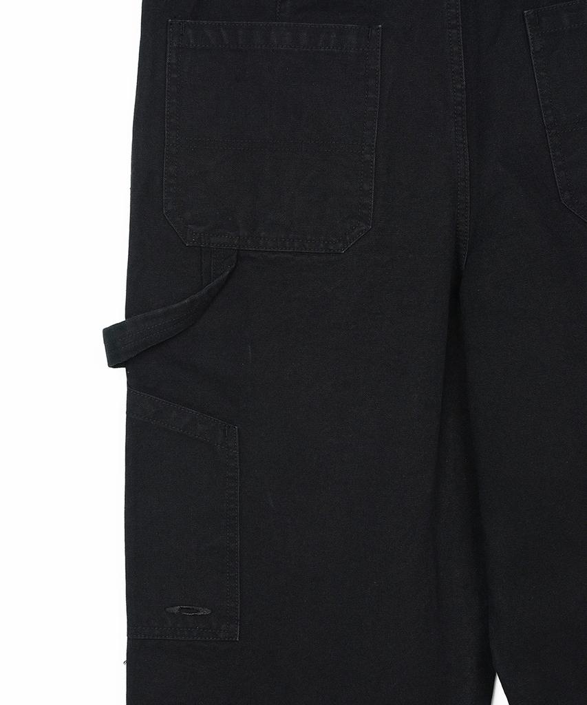 FDR Washed Canvas Pocket Carpenter Pants Black
