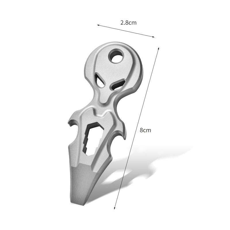 NuFeng Titanium Mini Pry Bar Multi-tool
