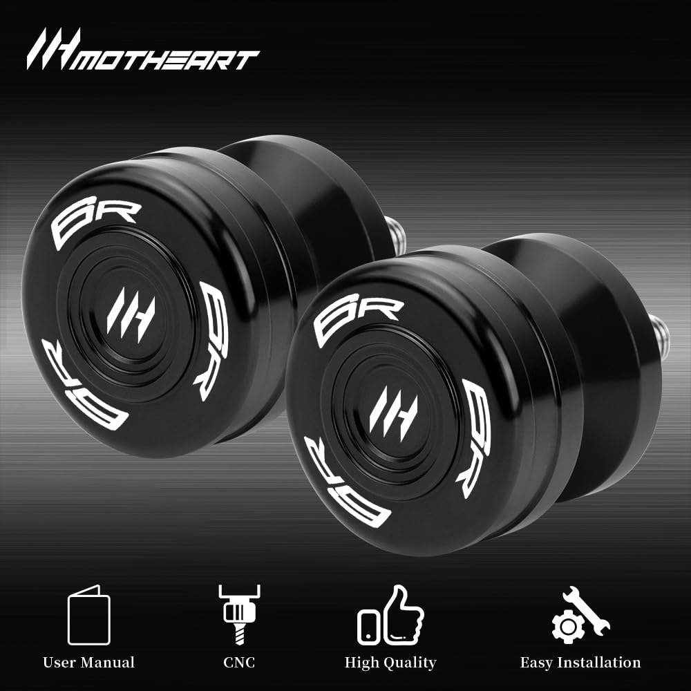 MotHeart M8 Swingarm Spool Slider for Ninja ZX-6R 636 2013-2025 CNC Aluminum Paddock Stand