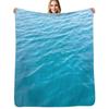 Ripples Throw Blanket Portable Lightweight Blanket for Travel Camping