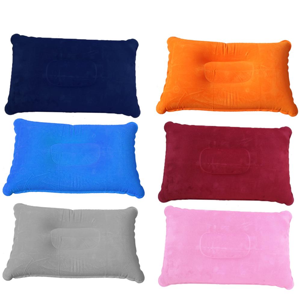 5 Pcs Rectangle Inflatable Pillow Ultralight Travel Camping Pillows Inflatable Air Pillow Compact Portable Compressible Blow Up Sleeping Pillow Travel Accessories S