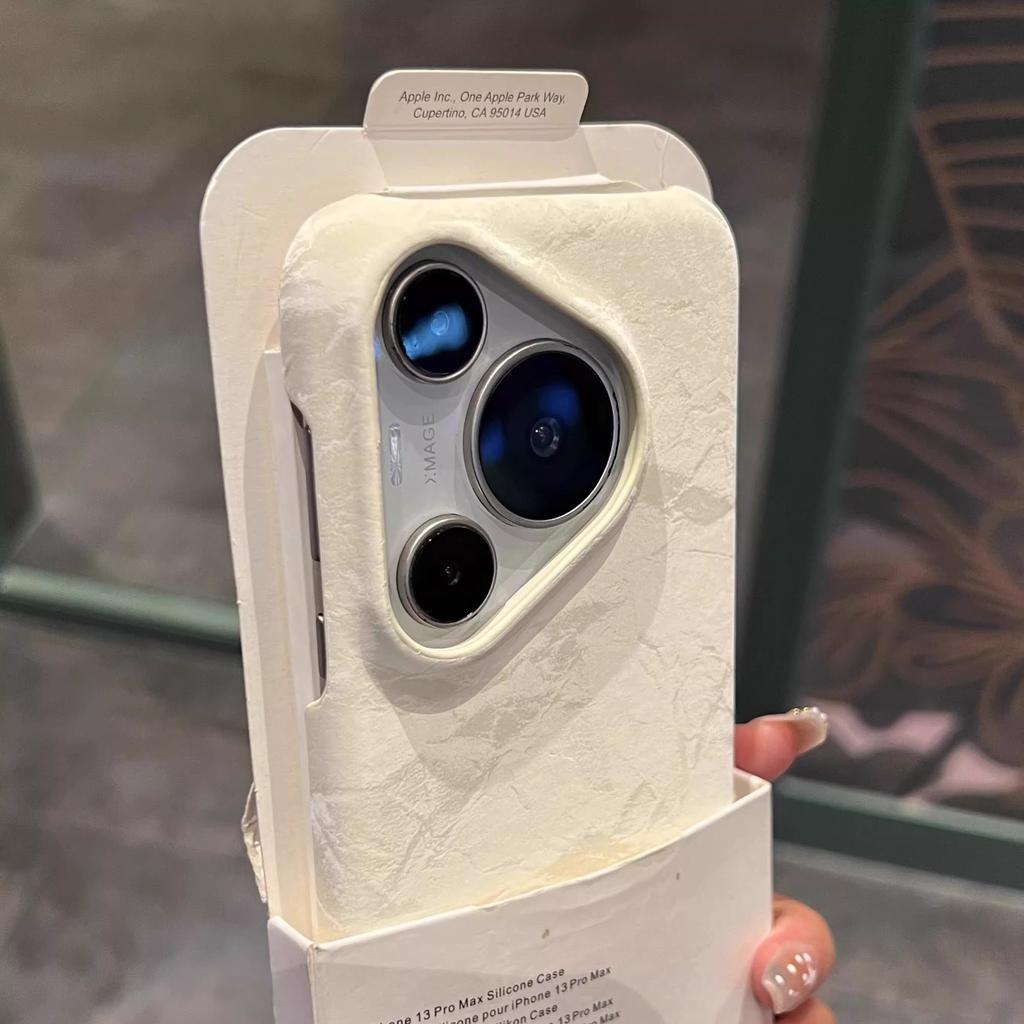 Milk Blue Velvet Suitable for Huawei Pura70Pro + Mobile Phone Case Retro Satin 70Pro Half Pack Protective Case Pur