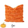 1/2pcs Halloween Plush Pillow Cover Pumpkin Ghost Pattern Cushion Case Festive Decor for Living Room Bedroom Throw Pillow Covers