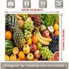 2D Tropical Fruit Mix Backdrop Food & Kitchen Photoshoot Background