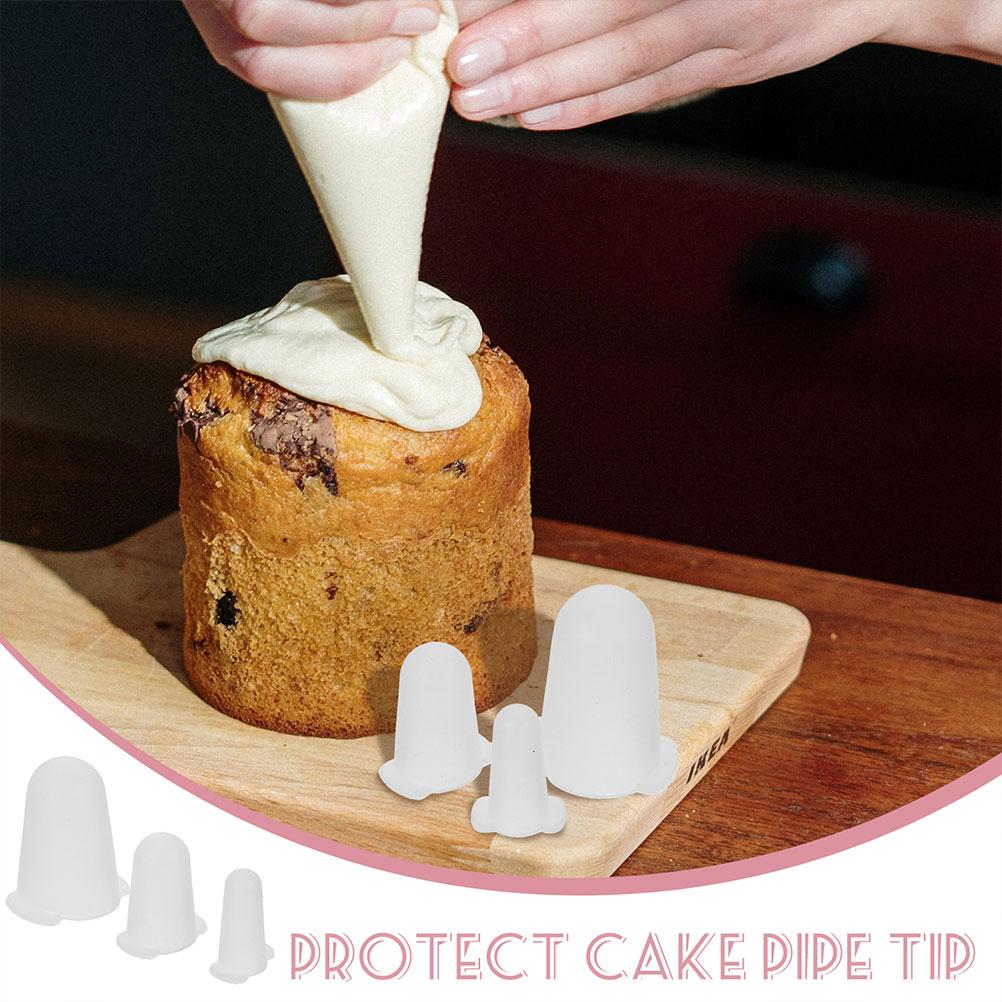 6pcs Silicone Protective Cap For Tips Cake Decoration Nozzle Covers Pastry Bag Accessories Baking Tools Piping Tip Protectors
