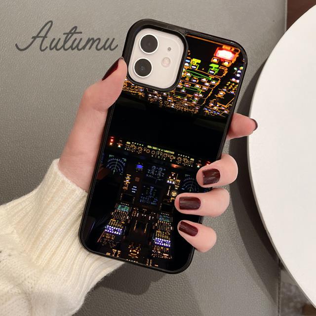 

Крутой чехол для телефона в кабине самолета для iPhone 11 12 13 14 Pro Max mini X XR XS SE 2020 6 7 8 Plus Samsung Galaxy S21 S22 Samsung S22ultra