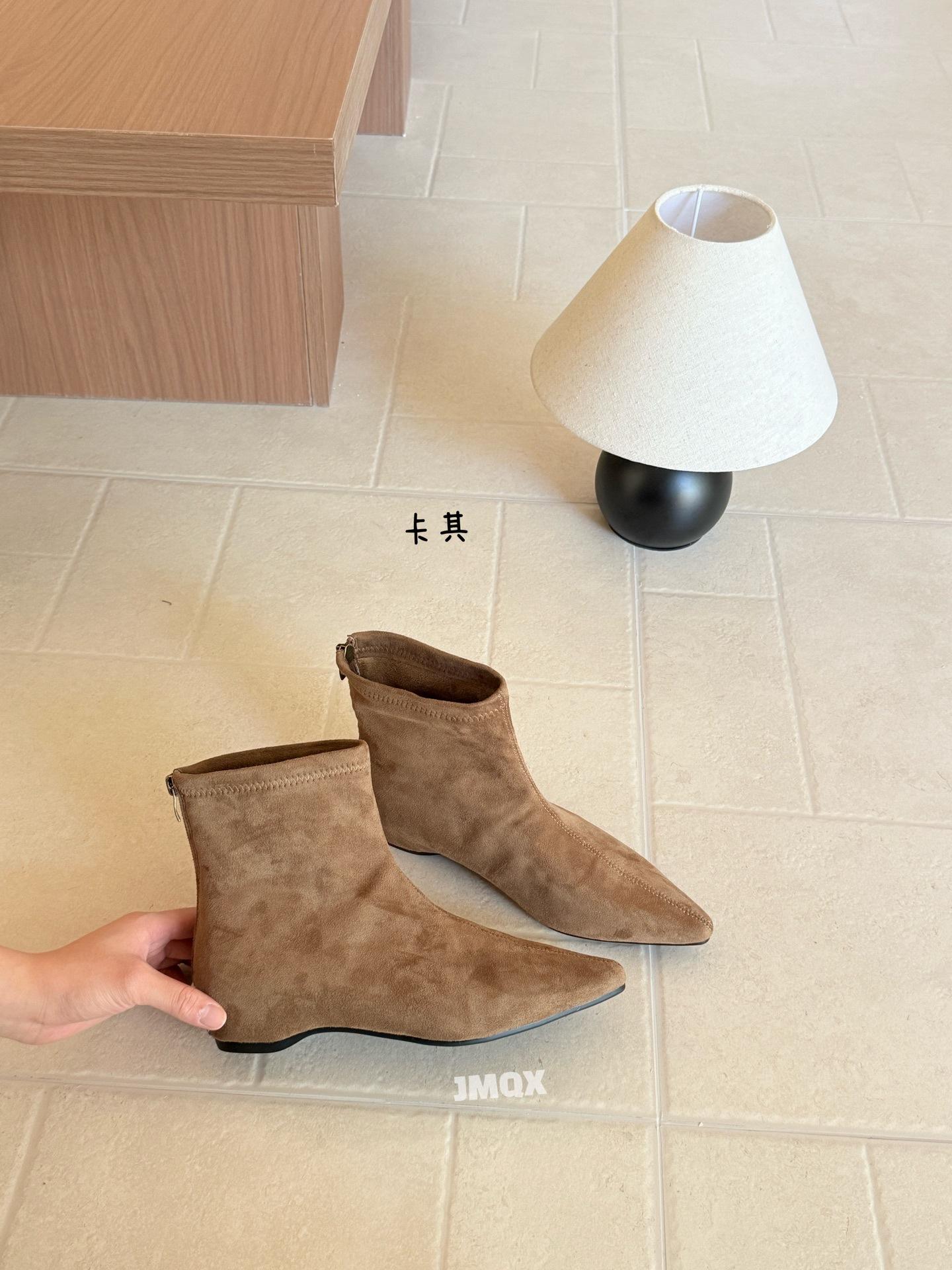 

Заостренный толстый каблук хаки тонкие ботильоны женская обувь 2025 новые весенне-осенние одинарные ботильоны ретро замшевые корейские маленькие короткие ботильоны 39 хаки