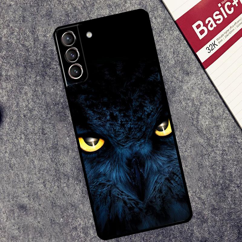 

Чехол-животное Сова для Samsung Galaxy S24 Ultra S23 S22 S20 S21 FE S8 S9 S10 Plus Note 10 20 Ultra Galaxy S24