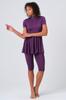 Womens Muslim Modest Islamic Half Cover Burkini Beach Swimming Costume Swimwear Hijab Beachwear Swimsuit Single
