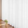 YKFN Lace Length Width 1 Not Visible At UV Image Small Image Heat Day and Night Energy Saving Privacy Bay Wind With With Simple Curtains, 250cm,