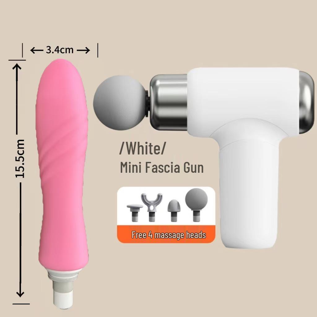 Wielofunkcyjny silikonowy adapter głowicy masującej do pistoletu do masażu tkanek głębokich - Cichy i kreatywny design
