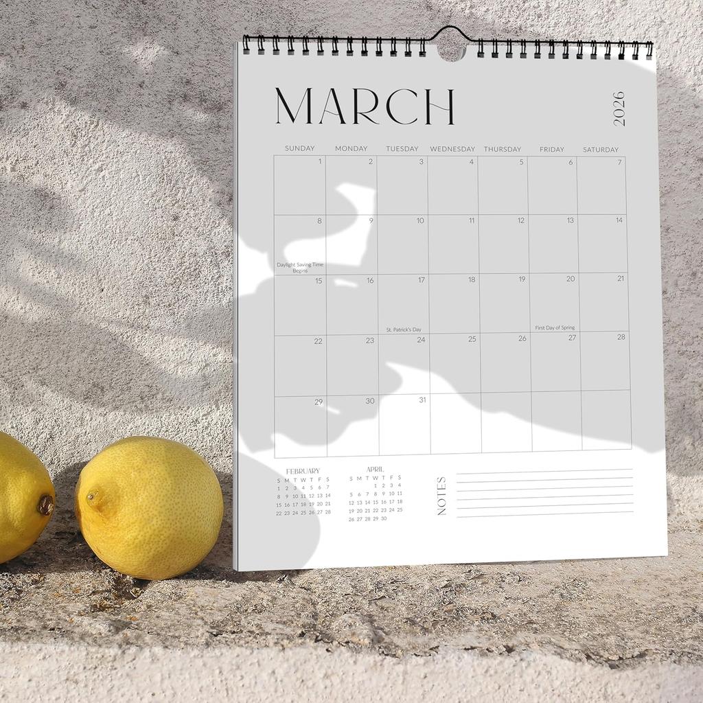 Beautiful 2025-2026 Wall Calendar - Runs from June 2025 Until December 2026 – Large 14.5"x11.5" Office Wall Calendar for Easy Organizing