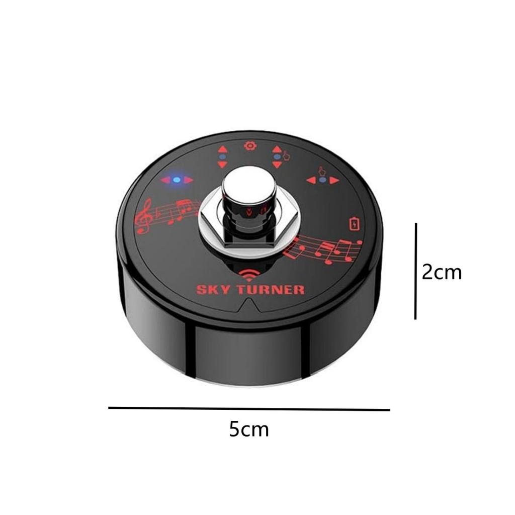 Miwayer Wireless Page Turner Pedal Bluetooth-Compatible Foot Switch with USB Charging for Electronic Music Scores E-books