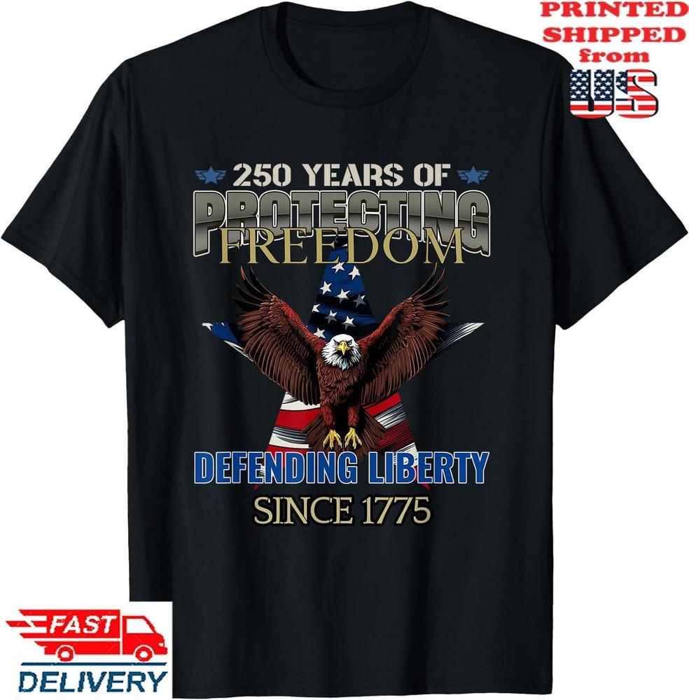 Military Anniversary Parade 250 Years of Service Since 1775 T-Shirt, Unisex Tee Unisex T-Shirt XL