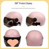 Certified All-Season Electric Motorcycle Helmet for Men and Women, Ideal for Summer Riding, Free Shipping Included