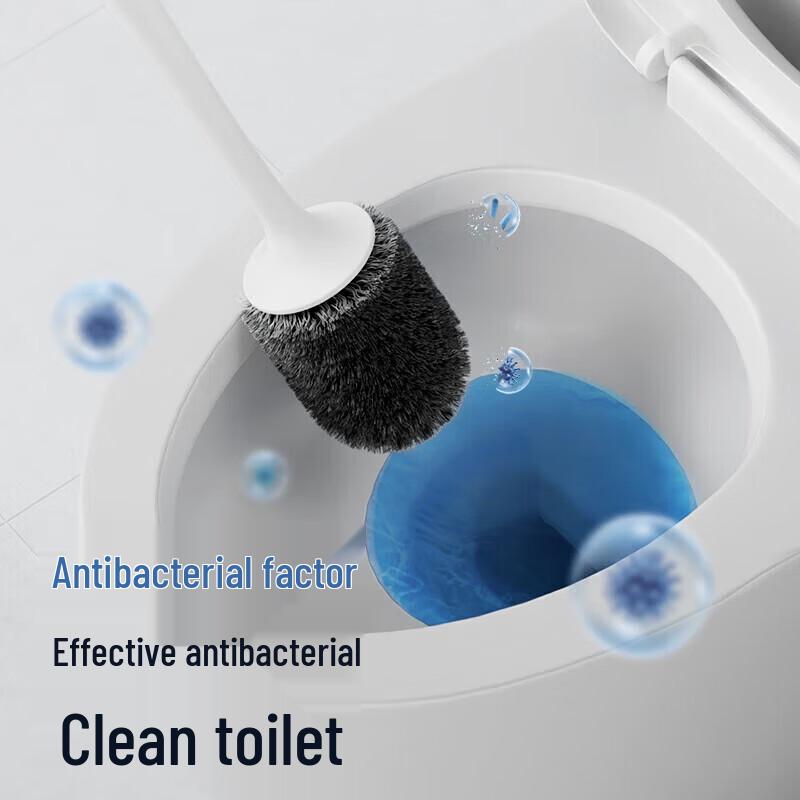 ecoco Wall-Mounted Round Toilet Brush